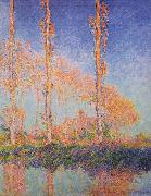 Claude Monet Poplars, painting
